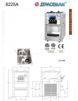 Machine à glaces italienne