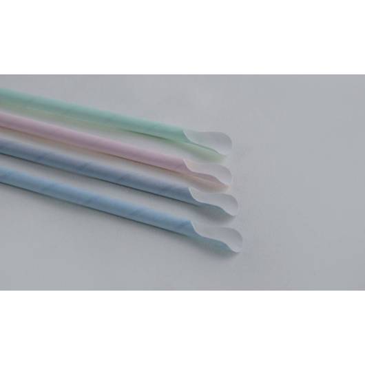 3500 Pailles Granita 200x8mm - Mix couleur pastel