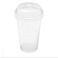 800 cups bubble tea 35/40 cl transparent PP