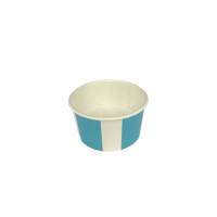 750 100 ml cardboard ice cream pot - blue and white