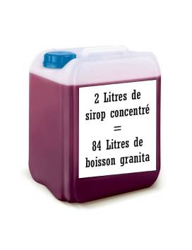 Goût Cerise concentré Sirop à Granita 2L