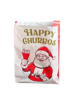 2000 Weihnachtstüten Happy Churros aus fettfreiem Papier