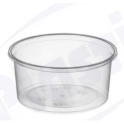 1000 Sauce pot 50 ml round in PET without lids