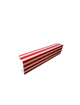 1000 boxes with big Churros printed red and white cardboard striped