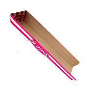 1000 pelles big Churros printed big churros pink striped and white cardboard