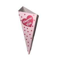 500 giant mega hats of 48 cm - cardboard rose printed churros for you