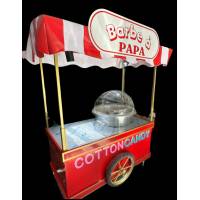 PAPA BARBE Machine + Electric Chariot Color Red, White and Gold