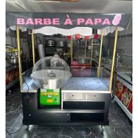 Papa Barba Machine + CART ELECTRIC - Barba profesională a tăticului - culoare neagră, roz și aurie