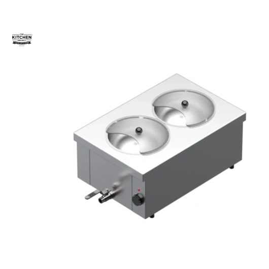 Contador BAIN-MARIE DOUBLE - 2KW - KITCHEN PROJECTO