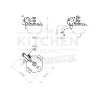 CROUSTILLONS- und Donuts-Maschine automatisch 5 kg – 220 V – Küchenprojekt