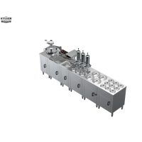 SET MACHINE CROUSTILLON + FRITI NUMERCI + MACHINE REMPLISHING + DOUBLE BAIN-MARIE + TOPPING + DISPLAY POUBELLE