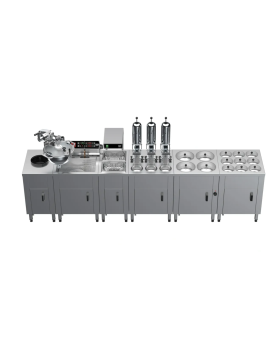 SET MACHINE CROUSTILLON + FRITI NUMERCI + MACHINE REMPLISHING + DOUBLE BAIN-MARIE + TOPPING + DISPLAY POUBELLE