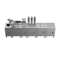 SET MACHINE CROUSTILLON + FRITI NUMERCI + MACHINE REMPLISHING + DOUBLE BAIN-MARIE + TOPPING + DISPLAY POUBELLE