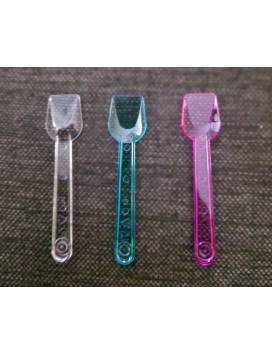 6400 Reusable plastic spoons for ice cream - 8.5 cm