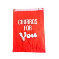 800 grandes Sachets Churros anti-fat - Churros para você vermelho e branco