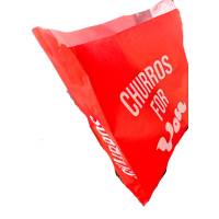 800 big Anti-fat Churros Bags - Churros for you red and white