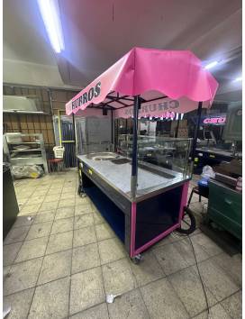 CHURROS stand trolley - Cooking oven capacity 30 litres