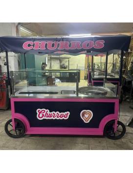 CHURROS stand trolley - Cooking oven capacity 30 litres