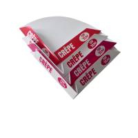 copy of 500 white cardboard crêpes boxes and red text