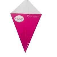 copia di 500 mega coni giganti di 48 cm - rosa in cartone churros stampati per te