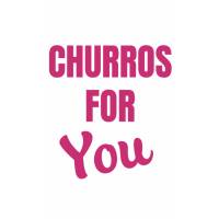 1000 Bags Churros anti-fat paper 29x20 cm - Rose and white churros for you