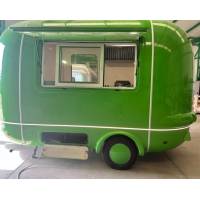 Remorque Food Truck Futuriste 9m2 Fabrication Europe entièrement équipé CHURROS et CROUSTILLONS