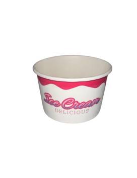 copia de 2700 Ice Pot 110 cc para 1 bola - azul y rosa helado delicioso