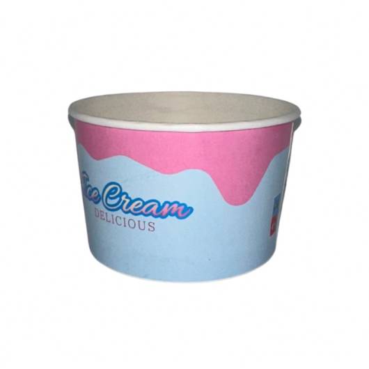 1100 360 cc ice cream for 4 balls - blue and pink ice cream delicious