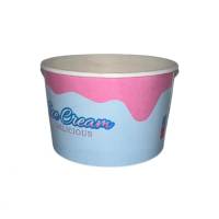 1100 360 cc ice cream for 4 balls - blue and pink ice cream delicious