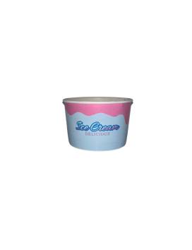 1100 360 cc ice cream for 4 balls - blue and pink ice cream delicious