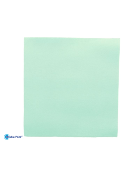 1200 Asciugamani in carta DOUBLE POINT 39x39 cm Acqua verde blu