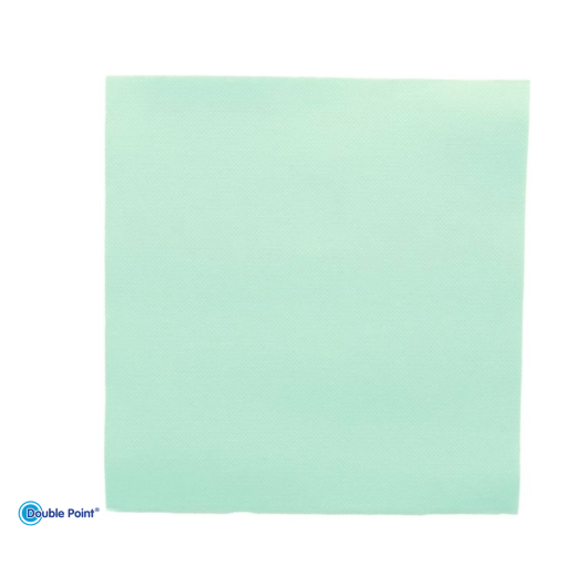 1200 Asciugamani in carta DOUBLE POINT 39x39 cm Acqua verde blu