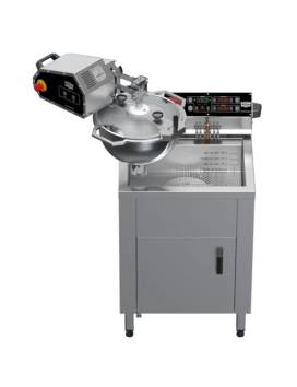 copia della Macchina per CRUSTILLONS, DONUTS e DONUTS + FRIGGITRICE DIGITALE 30 litri - 6KW - 220V