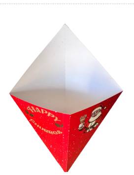 copy of 550 cones medium 35cm - Christmas printed carton