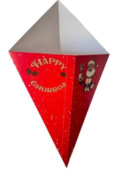 copia de 500 BIG 48cm cones - Cartón impreso en Navidad