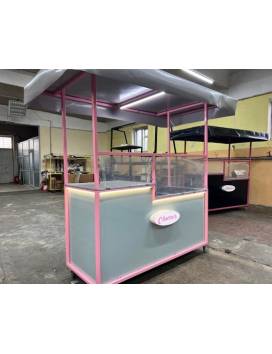 copy of Chariot with FRITOUS NUMERIQUE Kitchen project 30 liters - 6KW - 220V - Pink and blue