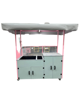 copy of Chariot with NUMERICAL FRITEUSE kitchen project 30 liters - 6KW - 220V - Grey and Pink