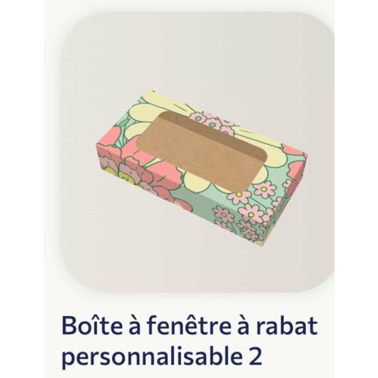 Boite avec fenetre Personnalisation