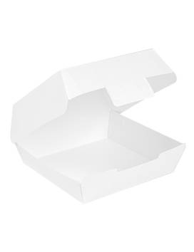 500 BOXES HAMBURGER 230 G/M2 14.2x13.7x6.1 CM (L) CARTÃO NÚDUA BRANCO