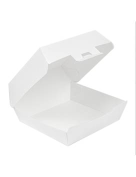 300 BOXE BURGER 230 G/m2 17,6x16,8x7,8 cm (XL) BLANC CARTON ROLAT