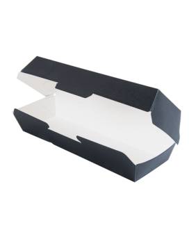 450 COQUILLES HOT DOG 230 G/M2 23,2x9x6,3 CM NOIR CARTON ONDULÉ