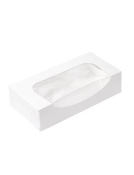 400 SUSHI CARTONS DA FRESH 19.7x9x4.5 CM WHITE CARTON ONDULATE