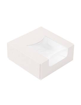 copie a 300 LUTURI SUSHI CU FEREASTRĂ 23x23x5 CM CARTON ONDULAT ALB