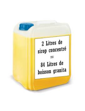 Goût Citron concentré Sirop à Granita 2L