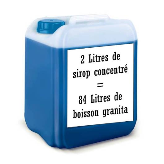 Sabor Schtroumph concentrado Sirop en Granita 2L