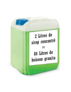 Goût Citron Vert concentré Sirop à Granita 2L