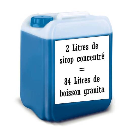 Goût Menthe Glaciale concentrate Sirop in Granita 2L