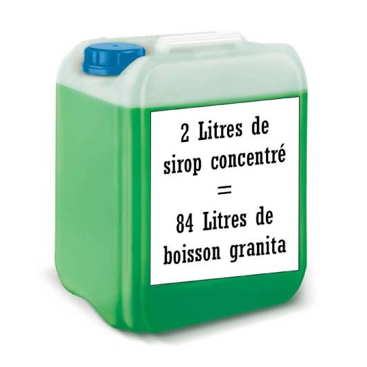 Gust Mentă verde concentrată Sirop la Granita 2L