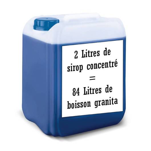 Goût Tropical concentré Sirop à Granita 2L