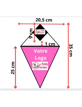 copy of Mega Cornet 48 cm in Anti-Fett-Pappe - 6000 Kegel